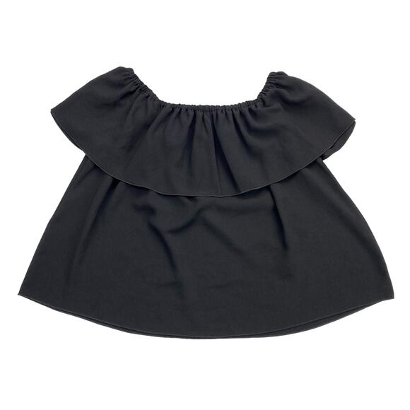 WILFRED Aritzia Promener Off Shoulder Top Sz XS Silk Trim - Picture 7 of 7